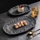 Axyaa Ceramic Sushi Dessert Plate Fish Specialty Tableware
