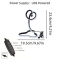 Axyaa Multicolor Desk Lamp with USB Plug for Bedroom, Study, Living Room, Coffee Shop