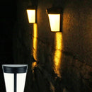 Axya Solar LED Wall Lamp: Energy Saving Waterproof Outdoor Lighting for Yard Garden