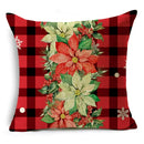 Axyaa Linen Christmas Cushion Cover 45x45cm Home Office Living Room Merry Christmas Gifts
