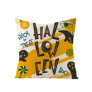 Halloween Anime Linen Cushion Cover for Home Decor by Axyaa