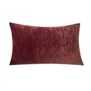 Burgundy Chenille Throw Pillow Covers x2 - Axyaa Home, 30x50, Soft & Retro, Living Room Décor
