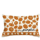 Axyaa Autumn Pumpkin Thanks Pillowcase 30X50cm Thanksgiving Stripe Decorative Sofa Cushion Cover
