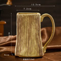 Axyaa Retro Ceramic Coffee Mug, Large Capacity Water Cup, for Home and Decor