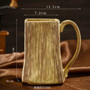 Axyaa Retro Ceramic Coffee Mug, Large Capacity Water Cup, for Home and Decor