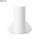 Axyaa Imitation Woven Ceramic Vase Creative Plant Pot Floral Room Decor