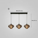 Axyaa Electroplated Smoke Grey Glass Pendant Light for Nordic Modern Luxury Living & Dining Rooms