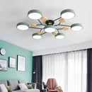 Axyaa LED Chandelier 3-Color Light - Modern Nordic Ceiling Pendant Lamp
