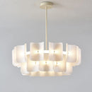 Axyaa Modern White Pendant Light for Bedroom & Living Room