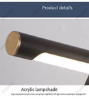 Axyaa Rotatable Wall Lamp for Bathroom Mirror Front Makeup Vanity - Metal Folding LED Lighting