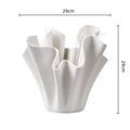 Axyaa Geometric Pleated Flowerpot & Three-dimensional Vase - Home Decor Accessory