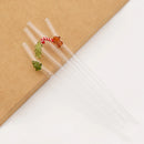 Axyaa Glass Straws Set with Brush for Smoothies Tea Juice Bar