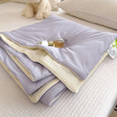 Axyaa Cool Silk Summer Quilt | Solid Color Printing Cool Silk Quilt