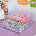 Axyaa Acrylic Stationery Drawer Organizer Watercolor Pen Holder Multi-Layer Storage Rack