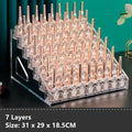 Axyaa Acrylic Nail Polish Organizer Shelf Jewelry Stand Storage Box