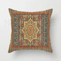 Axyaa Red Moroccan Short Plush Ethnic Style Cushion Cover for Home Decoration