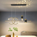Axyaa Modern LED Pendant Chandeliers for Dining Room Ceiling Lighting