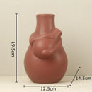 Axyaa Ceramic Floral Vase for Elegant Room Decor and Flower Arrangement