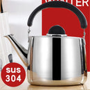 Axya 304 Stainless Steel Sound Kettle Gas Teapot Large Capacity Kitchen Tea Kettle