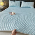 Axyaa Summer Cooling Mat Set with Latex Filling and Ice Silk Fabric