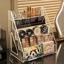 Axyaa Acrylic Makeup Organizer with 4 Layers for Cosmetics and Dressing Table Storage