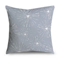 Axyaa Gray Lumbar Pillows - 45X45CM Damask Geometry Floral Stripes Plaids Print