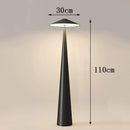Axyaa Minimalist LED Floor Lamp - Remote Control Dimming Vertical Light