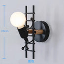 Axyaa LED Wall Lamp Iron Aluminum Body Warm White CCT 220V Modern Minimalist Style