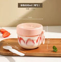 Axyaa Breakfast Cup Set with Spoon, Yogurt Bowl, Milk Cup, and Salad Cup