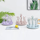 Axyaa Cup Holder Rack: Rotatable Swan-Shaped Bottle Dryer & Storage for Countertop