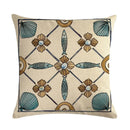 Axyaa Geometric Mandala Cushion Cover Symmetrical Decorative Pillowcase