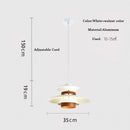Axyaa UFO Gradient Pendant Light Fixture Mid Century Modern Chandelier