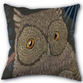 Axyaa Peach Leather Velvet Pillow Case Set - William Morris Design