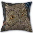 Axyaa Peach Leather Velvet Pillow Case Set - William Morris Design