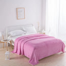 Axyaa Super Soft Reversible Mink Fleece Throw Blanket Twin Queen Size