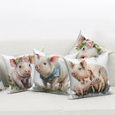 Axyaa Animal Print Decorative Pillowcase for Home Decor.