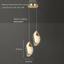 Axyaa Crystal Mini Pendant Light: Modern LED Fixture for Bedroom & Bathroom