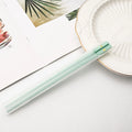 Axyaa Portable Alloy Chopsticks Set with Storage Box Holder