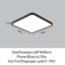 Axyaa LED Ceiling Light: Remote Dimming Modern Fixture for Home Decor