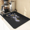 Axyaa Astronaut Silicone Dish Mat - Space Style Diatomaceous Earth Kitchen Accessory