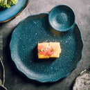 Axyaa Vintage Ceramic Dessert Plate Set - Creative Molecular Cuisine Tableware