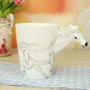 Axyaa Puppy Giraffe Ceramic Coffee Cup 400ml