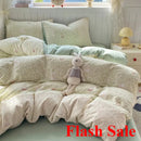 Axyaa Cloud Cotton Lace Summer Quilt Set - Single Thin Cool Quilt