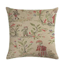Axyaa Pine Flower Linen Pillow Cover - 45x45cm