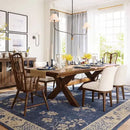 Axyaa Branch Fabric Chandelier: Minimalist Bedroom & Dining Room Lighting