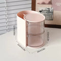 Axyaa Beauty Egg Storage Organizer Rotating Makeup Display Case