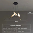 Axyaa Nordic Bird Wall Sconce LED Lights for Home Wall Decor