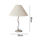 Axyaa LED Modern Table Lamp Bedside Desk Light for Bedroom Study Living Room
