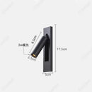 Axyaa LED Wall Lamp with Adjustable Angle and USB Charging Port