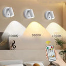 Axyaa LED Wall Light: Rechargeable, Dimmable, Touch Switch, Magnetic Base